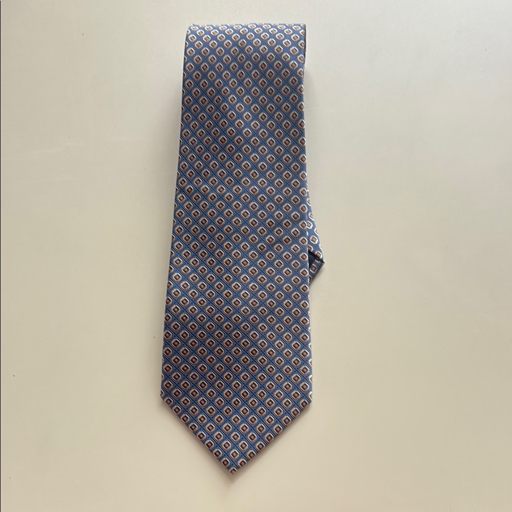 Burma Bibas Blue Patterned Men's Tie